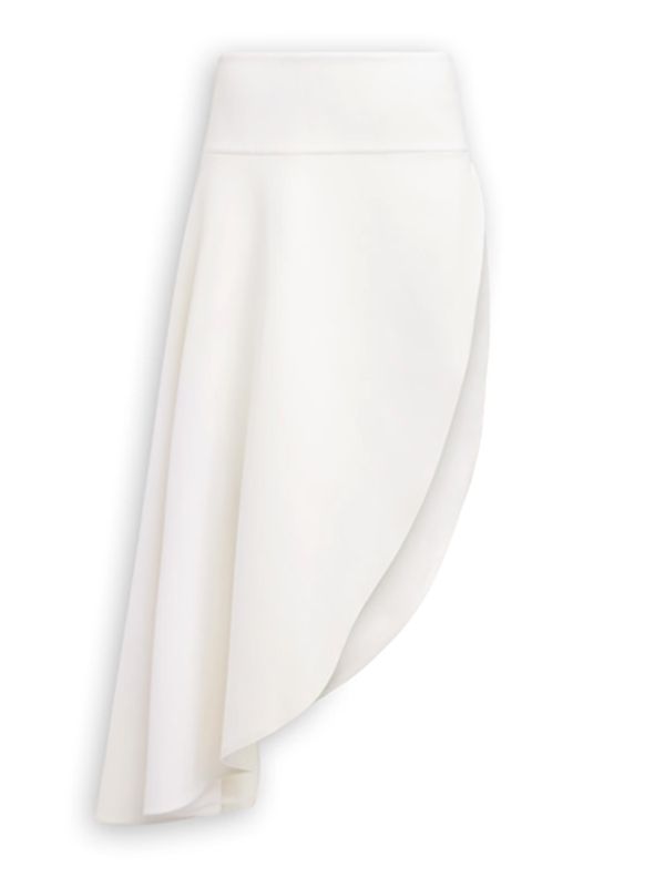 Asymmetric
  Flare Long Skirt