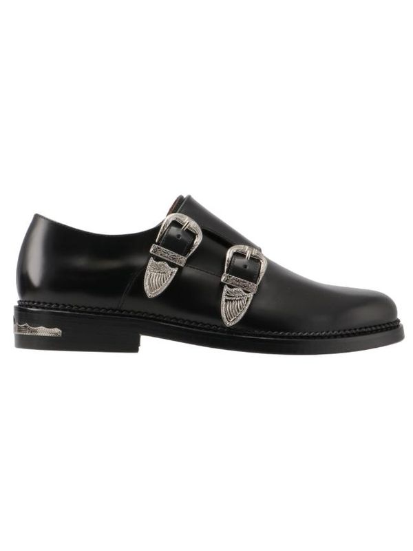 Taurus Leather Monk Strap Shoes