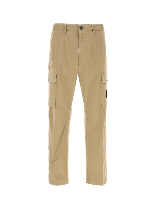Wappen Patch Cotton Cargo Pants