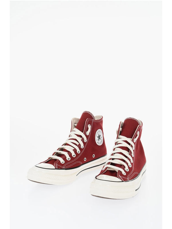 Converse Burgundy High Top Sneakers