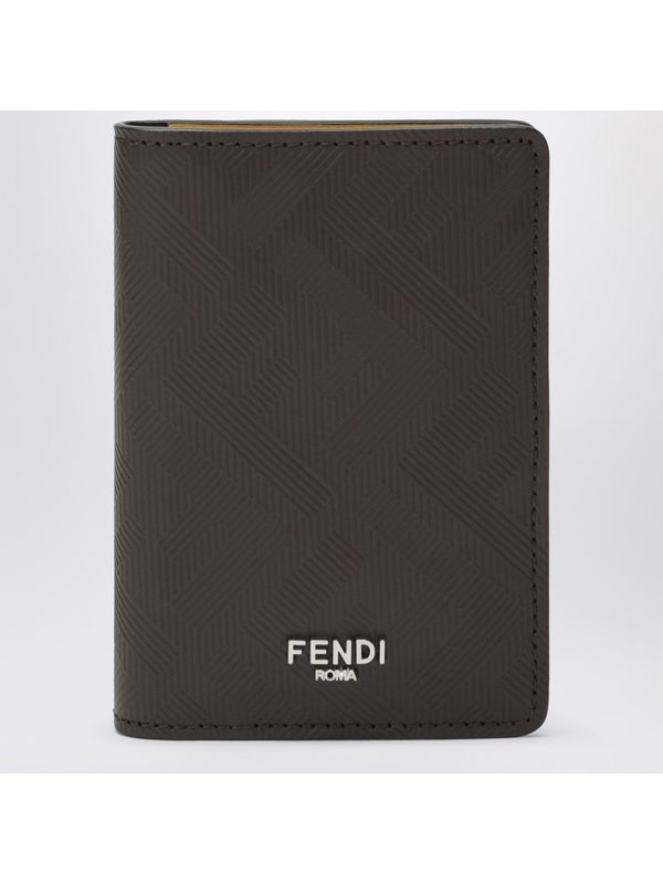 Fendi Brown Card Holders