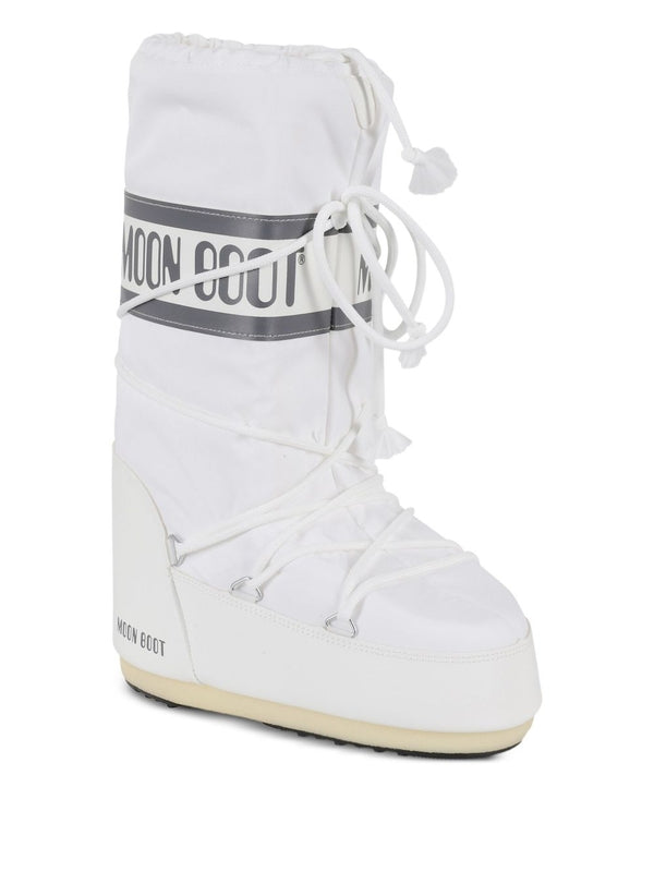 Moon Boot White Middle Boots