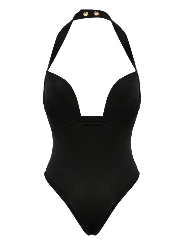 Black Halterneck Swimsuit