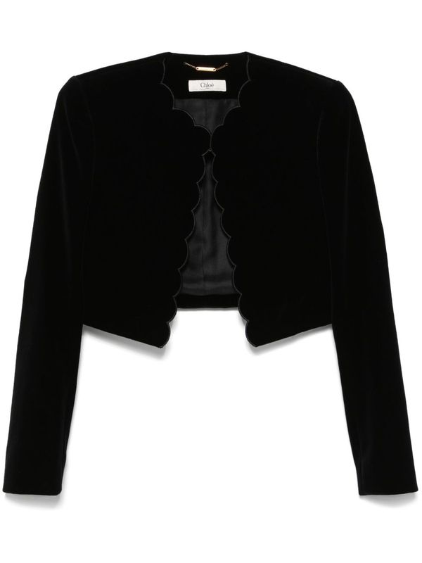 Velvet Crop Jacket