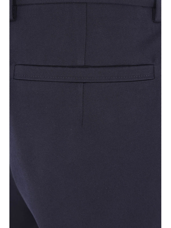 Z Zegna Navy Tailored Pants