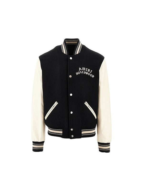 Amiri Black Bomber Jacket