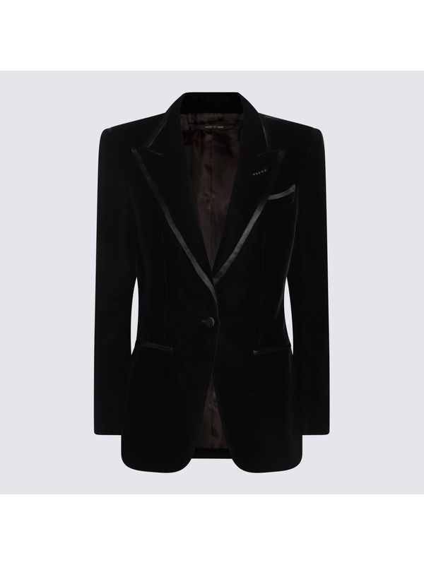 Single-Breasted Tailored Jacket