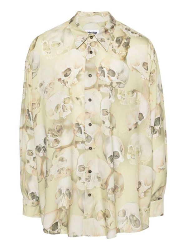 Skull Graphic Printing Shirt