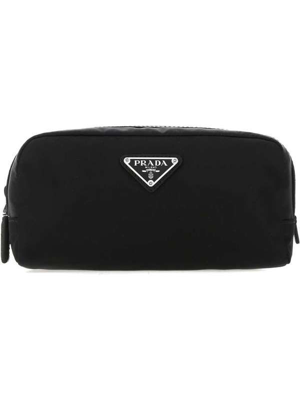 Triangle Logo Black Cosmetic
  Pouch