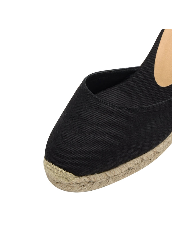 Castañer Black Espadrille Sandals