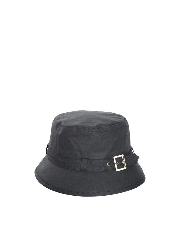 Buckle Detail Cotton Bucket Hat