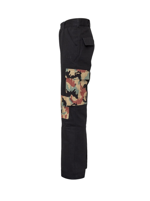 424 Black Casual Pants