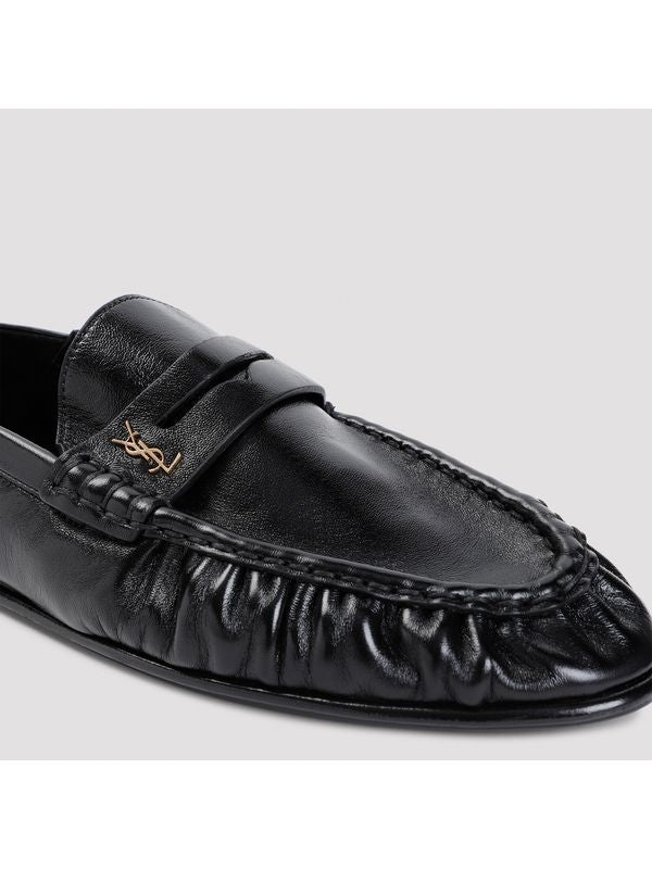 Cassandra Logo Leather Penny
  Loafers