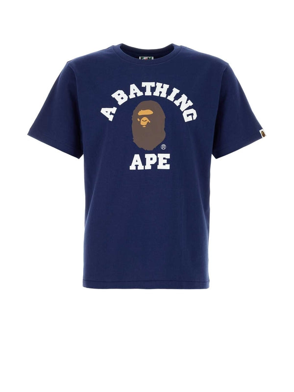 Bape Navy Half Sleeve