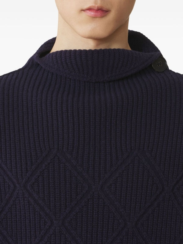 Lanvin Navy Knitted