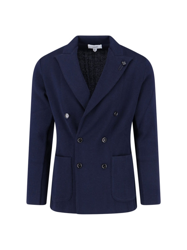 Lardini Navy Tailored Jackets