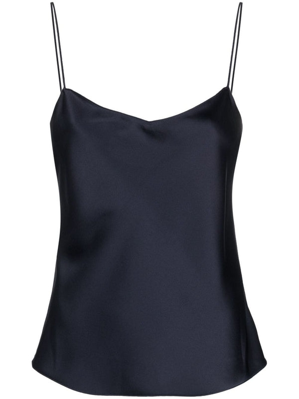 Satin Sleeveless Top