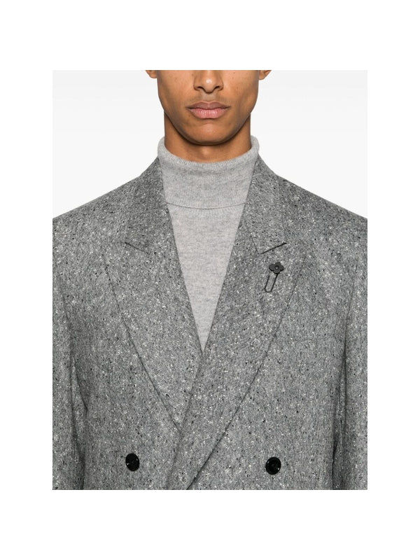 Boutonniere Double Breasted Wool Jacket