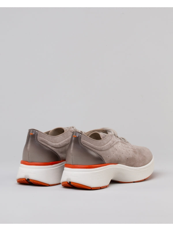 Santoni Beige Low Top Sneakers