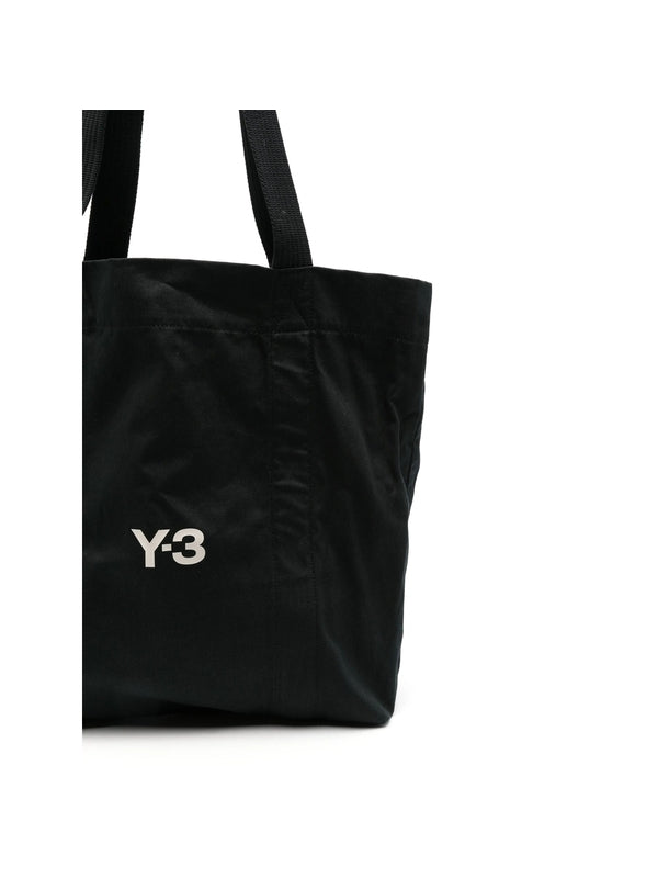 Y-3 Black Tote Bags