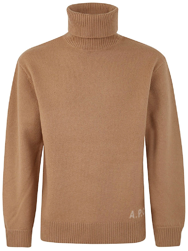 Walter Logo Hem Merino Wool Knit