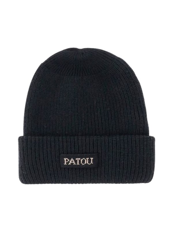 Logo Patch Wool Beanie