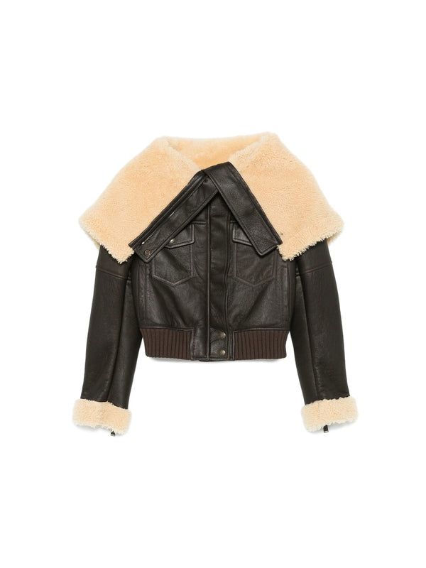 Alexander Mcqueen Brown Fur & Shearling