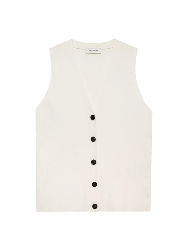 Anine Bing White Vests