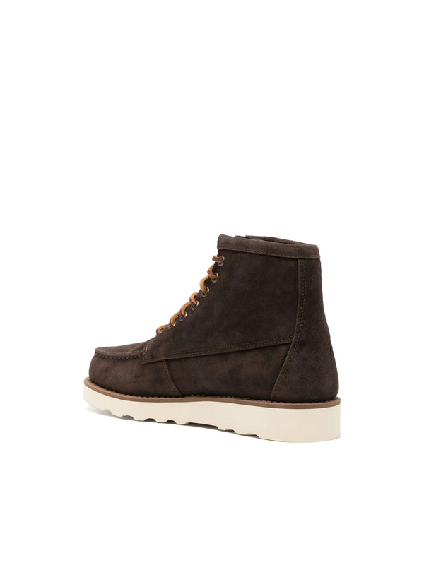 Sebago Brown Lace-Up Boots