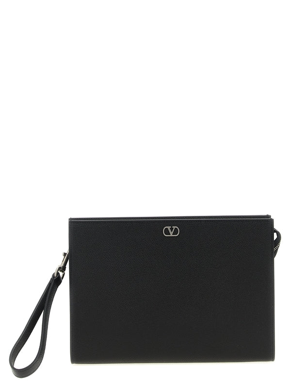 Valentino Black Clutch Bag