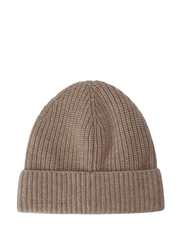 Triomphe Logo Embroidered Cashmere Beanie
