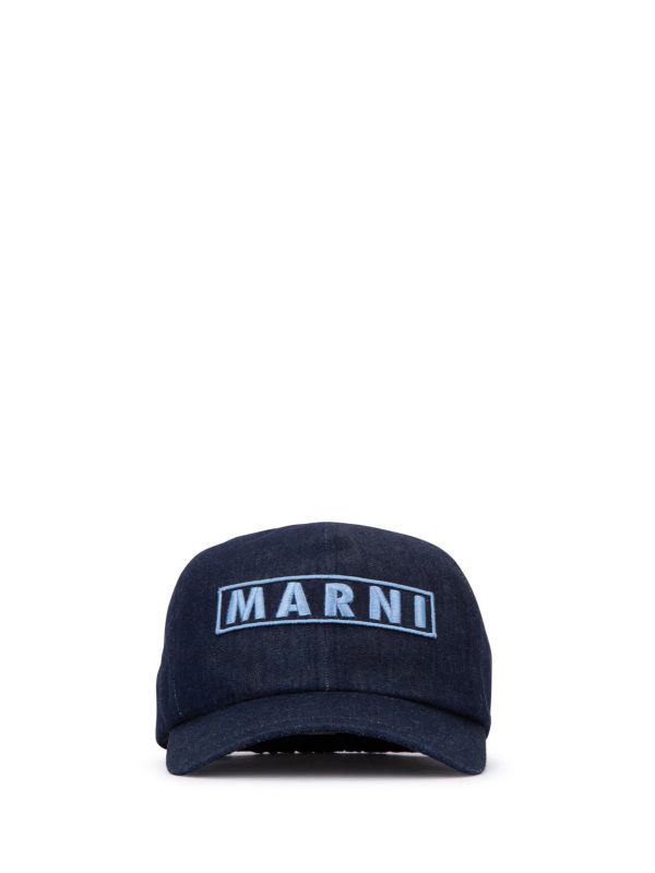 Logo Embroidered Denim Ball Cap