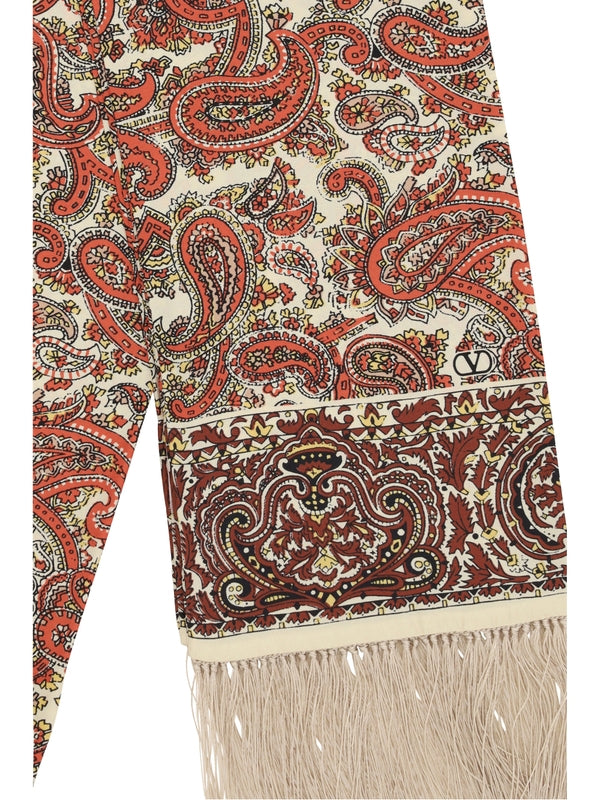 Voyage Printed Silk Scarf