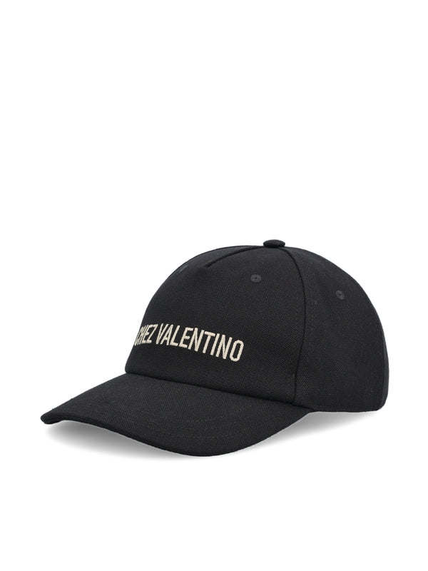 Valentino Black Ball Cap