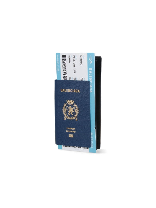 Passport 1 Ticket Leather Long Wallet