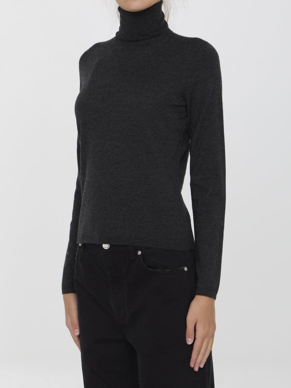 Adda Highneck Cashmere Knit - Jente