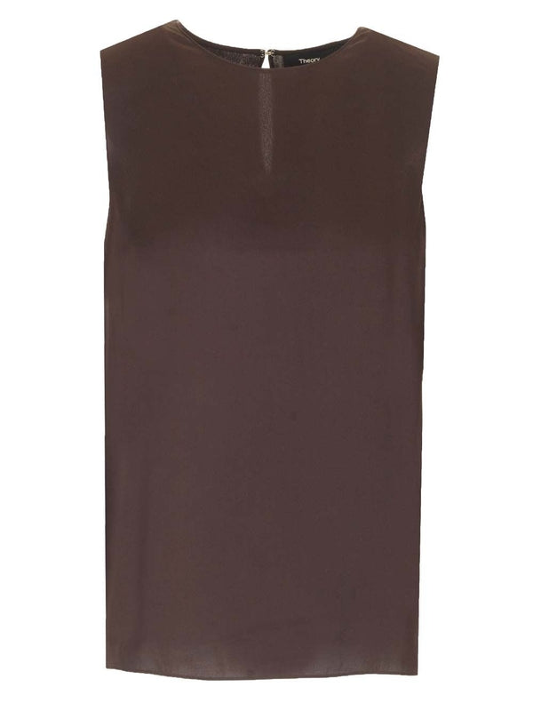 Silk Sleeveless Top