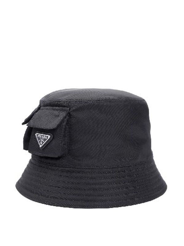 Triangle Logo Pocket Detail
  Nylon Bucket Hat