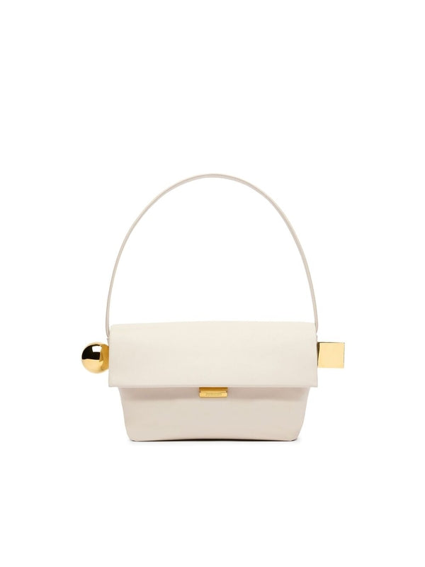 Ronde Carré Leather Tote Bag