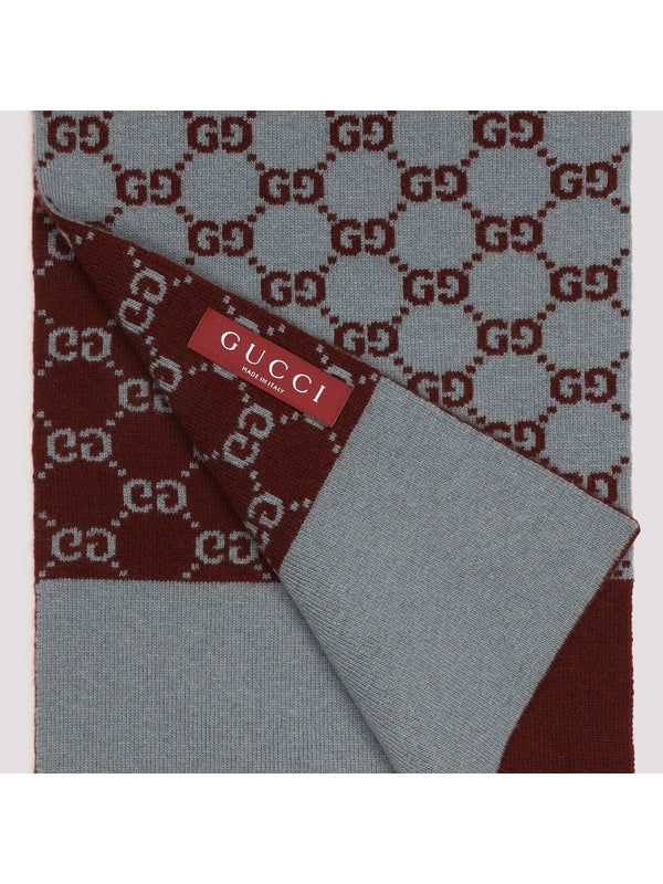 GG Logo Wool Blend Muffler