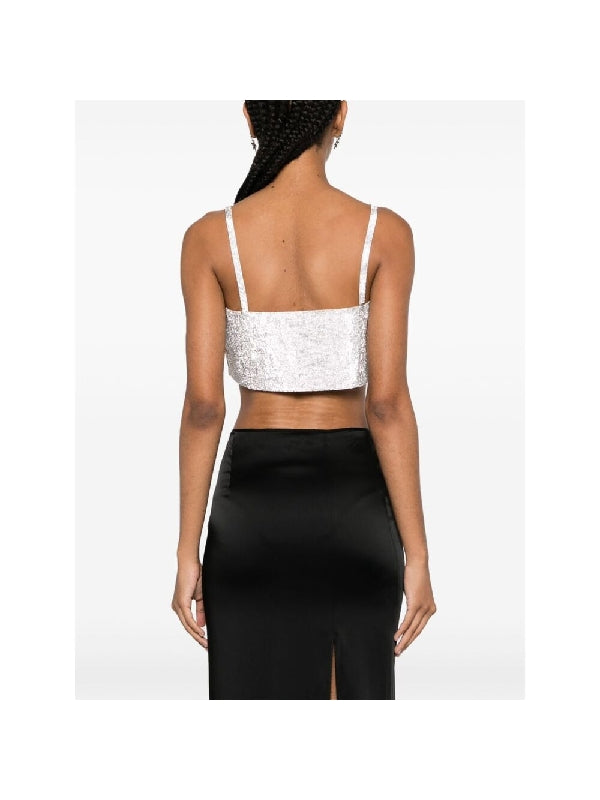 Rhinestone Embellished
  Sleeveless Top