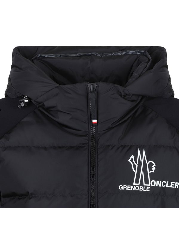 Grenoble Logo Hooded Down Jacket