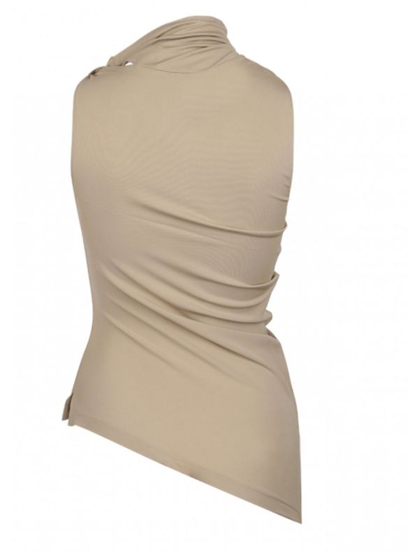 Drape Sleeveless Top