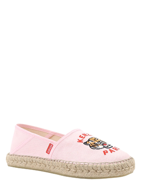 Tiger Logo Embroidered Espadrille