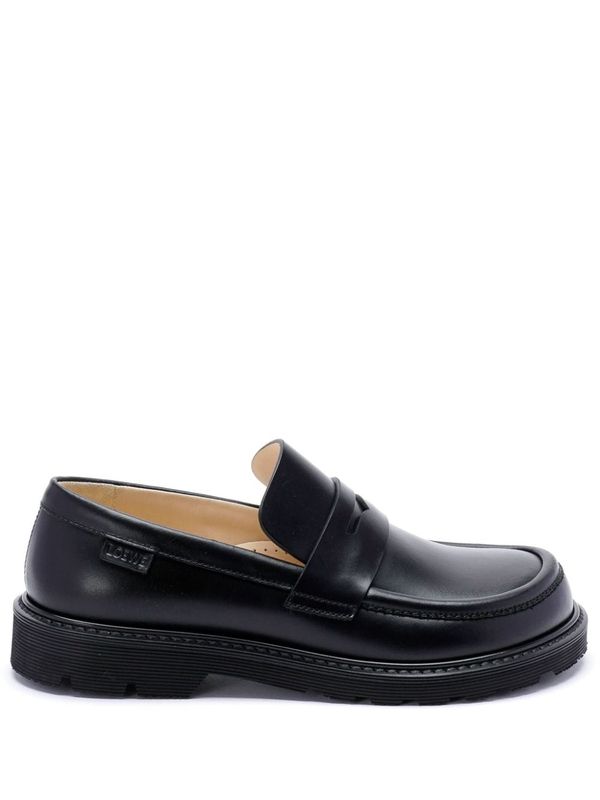 Logo Label
  Leather Penny Loafers