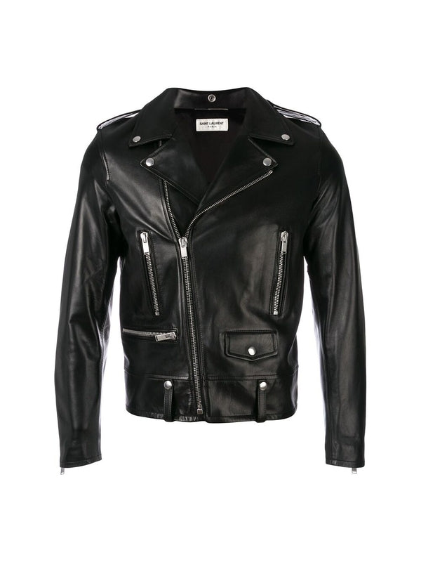 Classic Motorcycle Lambskin Jacket