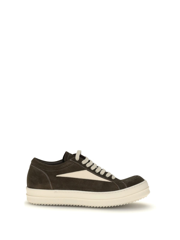 Rick Owens Black Low Top Sneakers