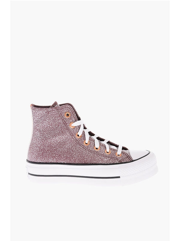 Converse Purple High Top Sneakers