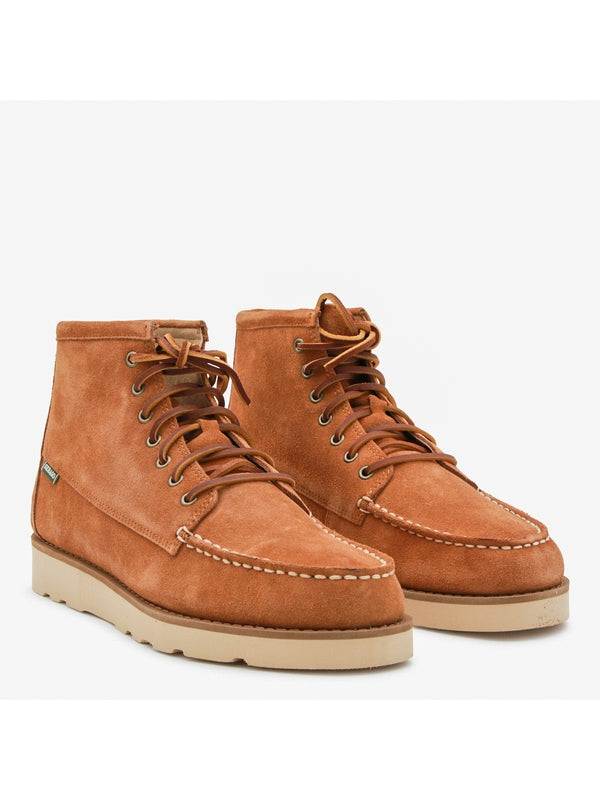 Sebago Brown Lace-Up Boots