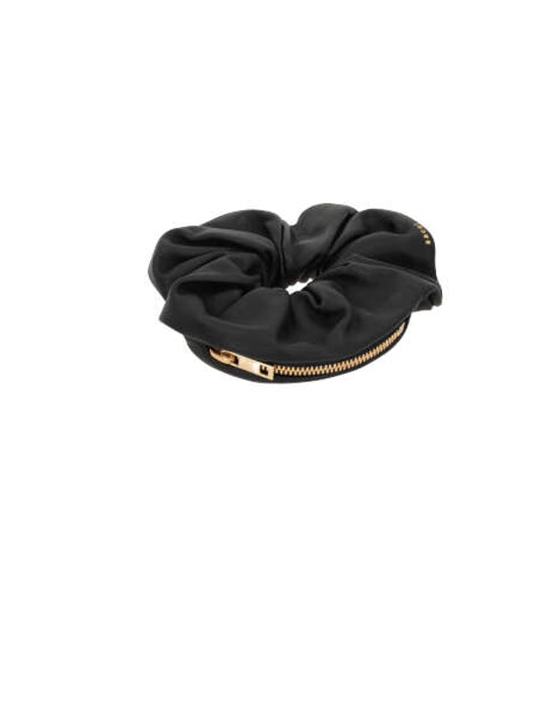 Pouch Leather Scrunchie